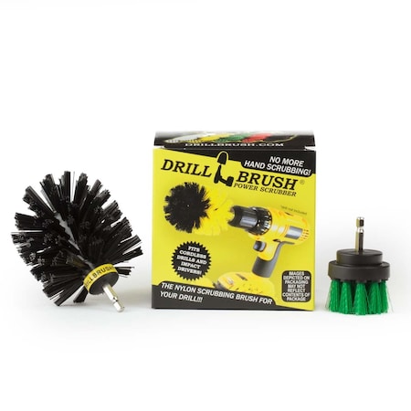 Drill Brush Power Scrubber By Useful Products 5 in W 5 in L Brush, Variety S-G2KO-QC-DB
